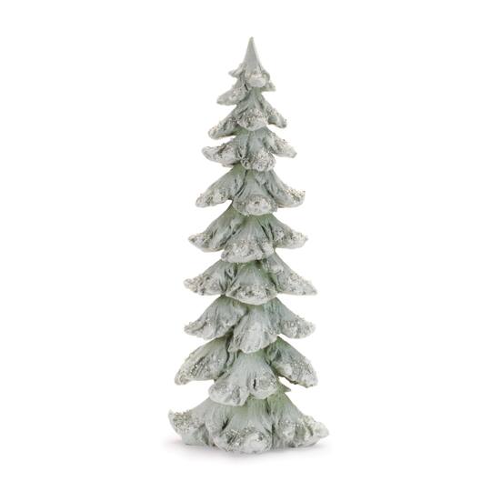 Melrose Green Frosted Evergreen Tree Set